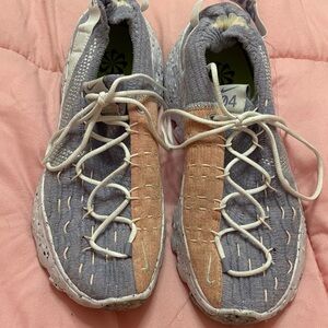 Nike Gray and Peach Athletic Shoes